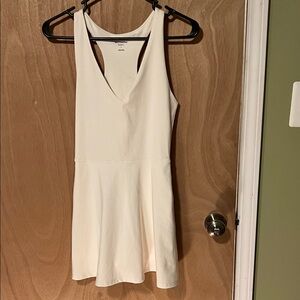 Reformation Cream Athletic Dress